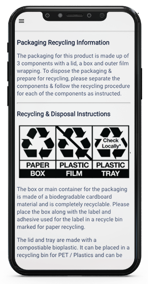 Qliktag Use Case - Recycling & Sustainability